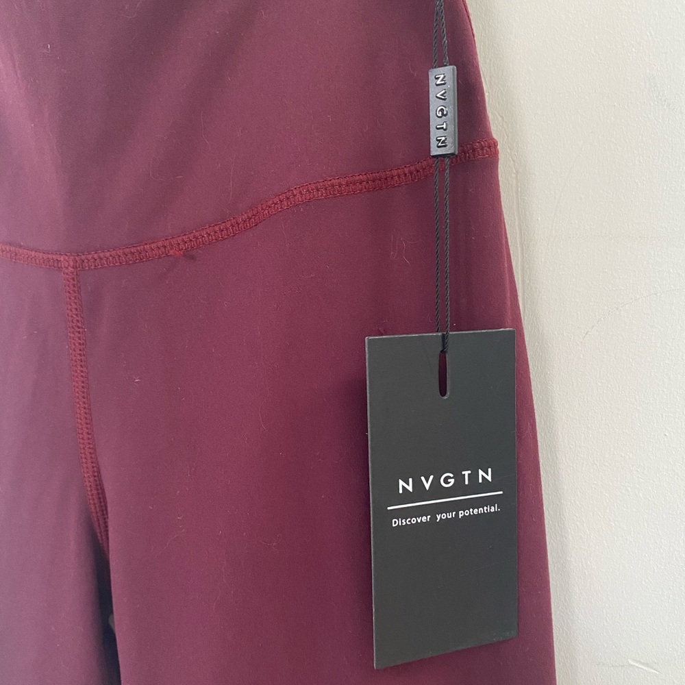 NWT | NVGTN Burgundy Signature Leggings